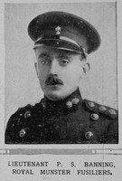 Banning P S Lt Royal Munster Fusiliers The Illustrated London News 26th Dec 1914