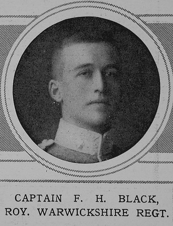 Black F H Captain Royal Warwickshire Regiment The Illustrated London News 29th May 1915