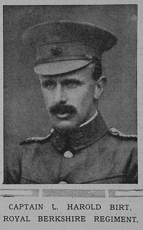 Birt L H Captain DSO 1st Royal Berkshire Regiment The Illustrated London News 6th Feb 1915