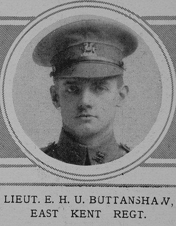 Buttanshaw E H U Lt East Kent Regiment The Illustrated London News 29th May 1915