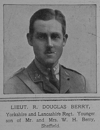 Berry R D Lt York And Lancs Regiment The Illustrated London News 11th Aug 1917