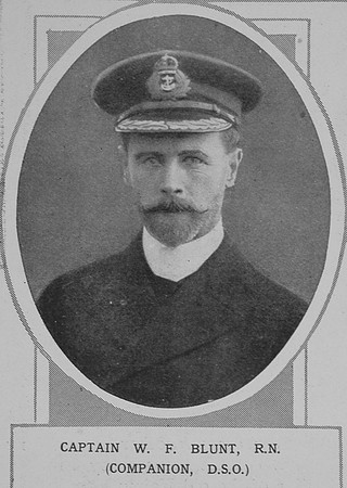 Blunt W F Captain DSO Royal Navy The Illustrated London News 31st Oct 1914