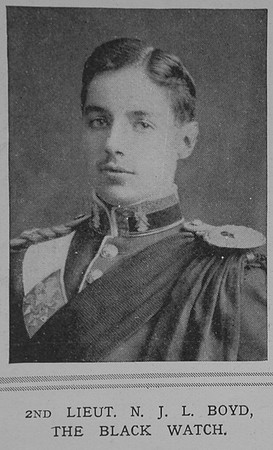 Boyd N J L 2nd Lt Black Watch The Illustrated London News 14th Nov 1914