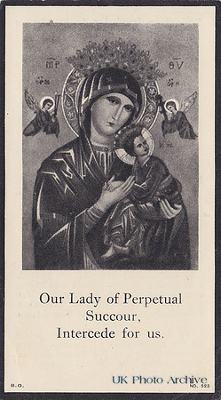 Memorial Card Front Rose Rogers