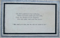 Memorial Card Rose Bourne Inside 1