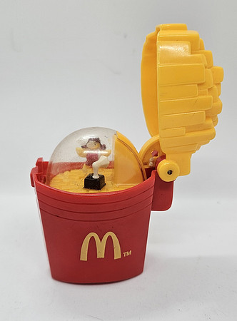 1996 McDonald's Toys Flip Top Food Spinners Fries