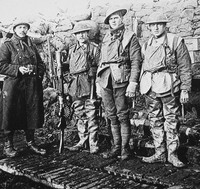 Mud Splashed Lewis Machine Gunners In Our Lines At Hollebeke