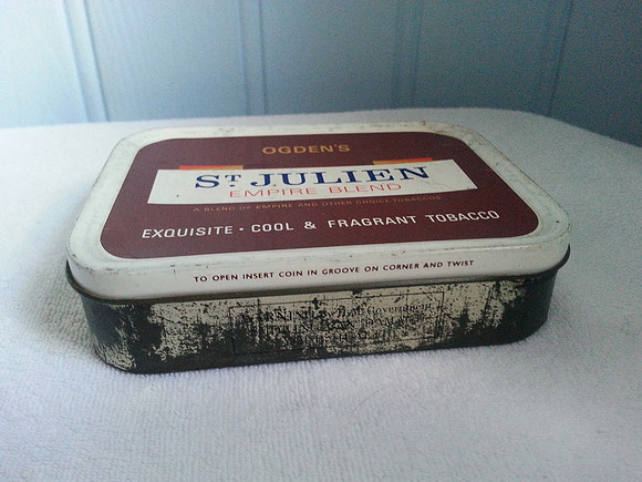 Vintage Ogden's St Julien Empire Blend Tobacco Tin