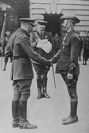 The King Congratulates Cpl G J Howell VC AIF