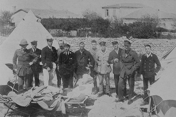 British Pilots And Observers At The Dardanelles