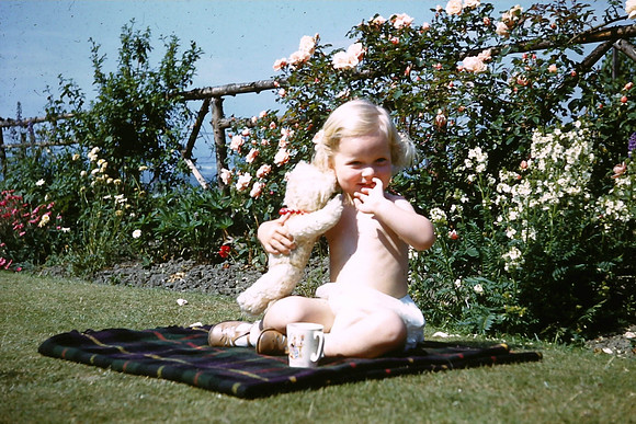 In The Garden 91 Nab Wood Drive Shipley Yorkshire 1960
