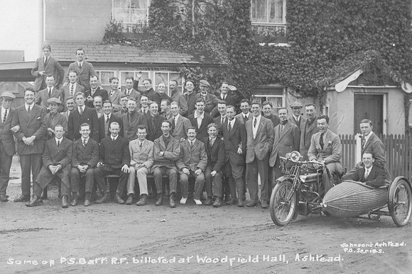 Royal Fusiliers 21st Btn 4th Public Schools At Woodfield Hall Ashtead