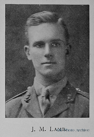 Lamb J M 2nd Lt Royal Field Artillery