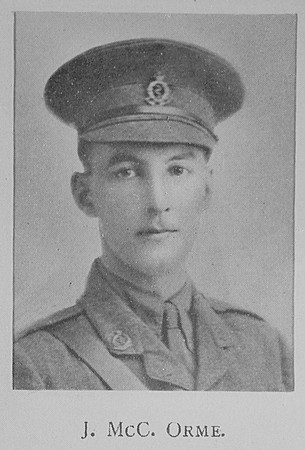 Orme J M Captain MC Royal Army Medical Corps