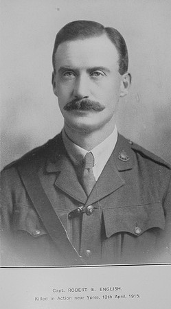 English R E Captain North Somerset Yeomanry Lloyds War Memorial