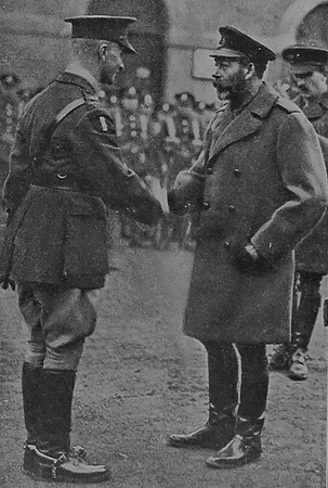 The King Decorating Commander Beak RNVR In France