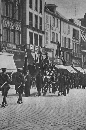 The Funeral Of A British Airman In France 1916