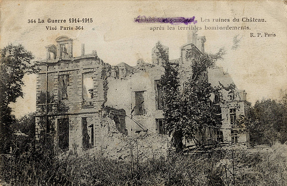 The Ruins Of A Chateau Front