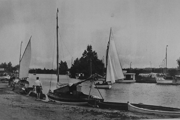 Horning On The Norfolk Broads 1930s Photo No 1