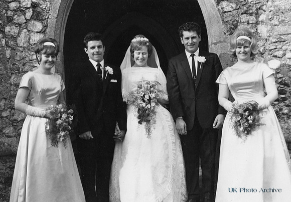 The Wedding Of Reggie F J Jacobs And June I Page North Walsham Norfolk 1965