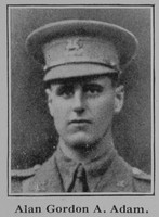 Adam A G A Captain 5th East Kent Regiment