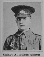 Abbott S A Cpl 1722 4th Gloucestershire Regiment