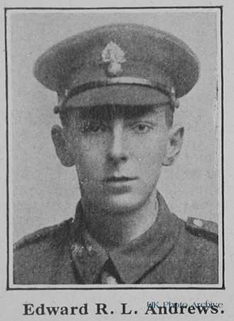 Andrews E R L Pte 9684 20th Royal Fusiliers