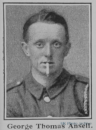Ansell G T Pte 23766 8th Duke Of Cornwalls Light Infantry