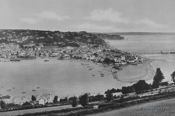 General View Of Teignmouth Devon 1920s