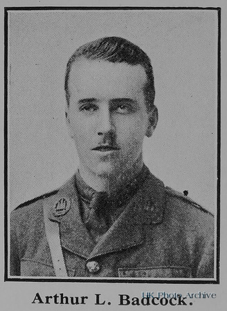 Badcock A L 2nd Lt 6th King's Own Yorkshire Light Infantry