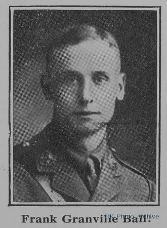 Ball F G 2nd Lt 9th East Surrey Regiment