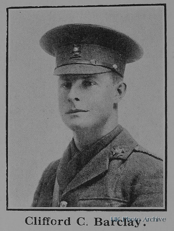 Barclay C C Lt Canterbury Regiment NZEF