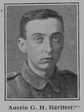Bartlett A G H Pte 1369 9th Royal Sussex Regiment