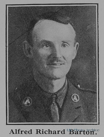 Barton A R 2nd Lt 3rd South African Infantry
