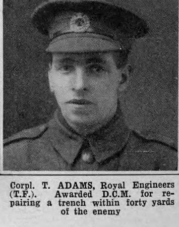 Adams T Cpl DCM Royal Engineers