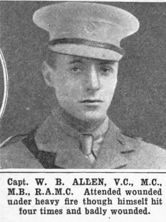 Allen W B Captain VC MC Royal Army Medical Corps