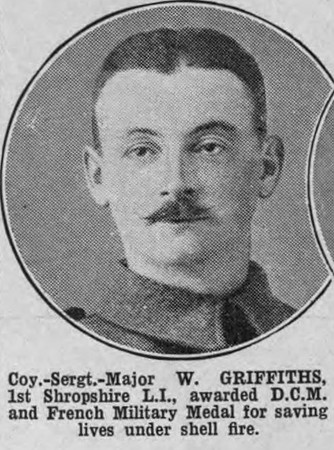 Griffiths W CSM DCM 1st Kings Shropshire Light Infantry