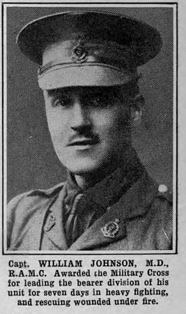 Johnson W Captain MC Royal Army Medical Corps