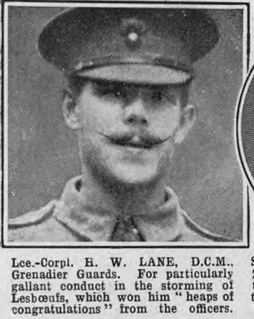Lane H W LCpl DCM Grenadier Guards