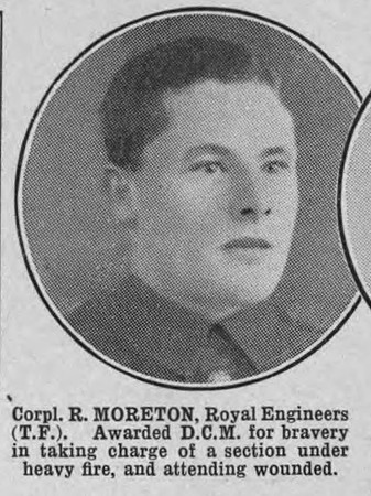Moreton R Cpl DCM Royal Engineers