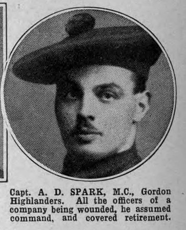 Spark A D Captain MC Gordon Highlanders