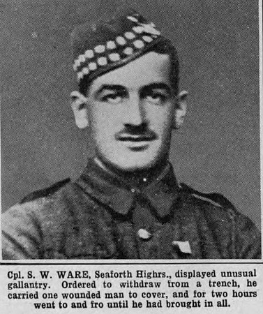 Ware S W Cpl Seaforth Highlanders