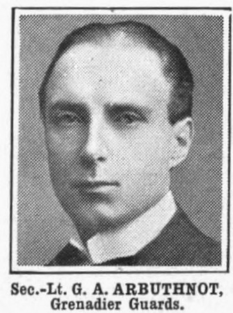 Arbuthnot G A 2nd Lt Grenadier Guards