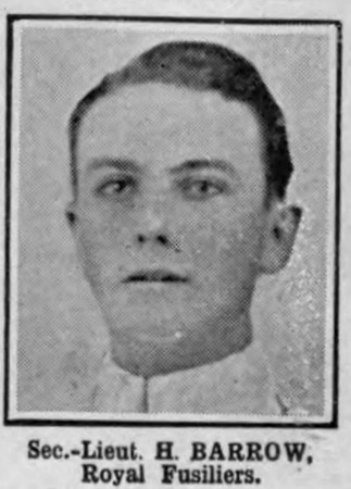 Barrow H 2nd Lt Royal Fusiliers