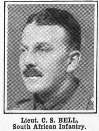 Bell C S Lt South African Infantry