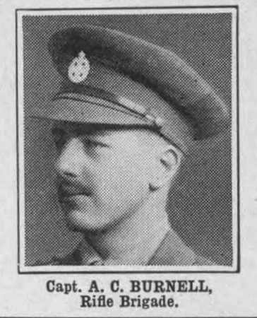 Burnell A C Captain Rifle Brigade