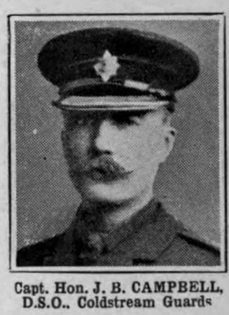 Campbell J B Captain The Hon DSO Coldstream Guards