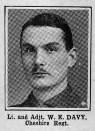 Davy W E Lt Cheshire Regiment