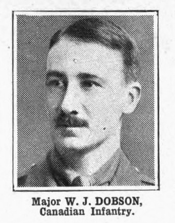 Dobson W J Major Canadian Infantry