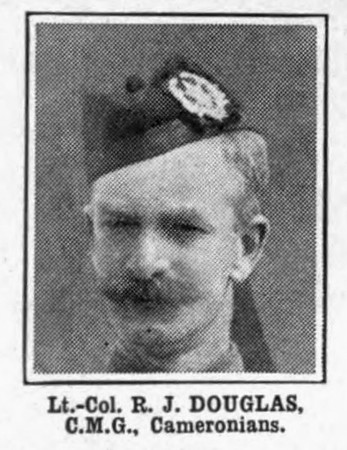 Douglas R J Lt Col CMG Cameronians
